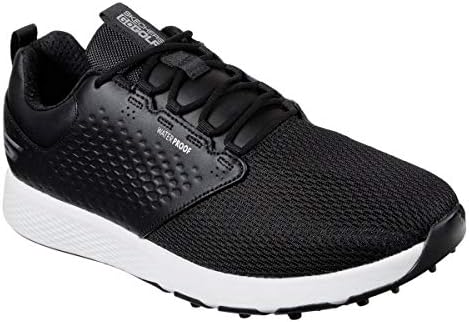 Skechers Go Golf Men's Elite 4 Prestige Relaxed Fit Waterproof Golf Shoe, Black/White, 8.5 M US | Image 4