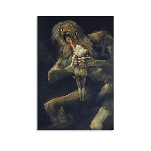 SHENGJIU Poster de peinture Espana Painter Francisco Goya (53) - Art mural - Impression sur toile - Posters - Salle D