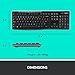 Logitech MK270 Wireless Keyboard And Mouse Combo For Windows, 2.4 GHz Wireless, Compact Mouse, 8 Multimedia And Shortcut Keys, For PC, Laptop - Black