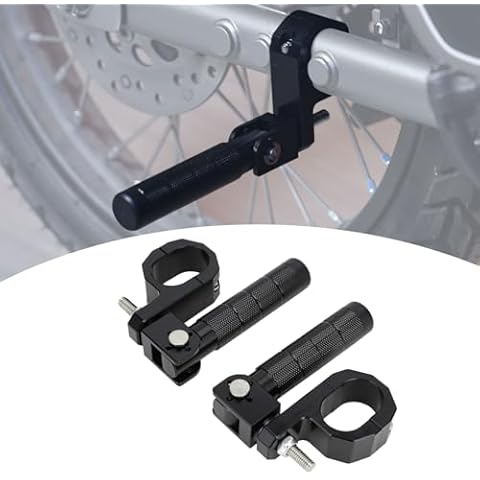 CHANGCHENG Motorcycle Rear Foot Pegs CT125 Pedal Bracket Rest Footpeg CNC for CT125 Trail 125 Hunter Cub Black Cover
