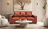 Das Leder wird nur von den besten europäischen Lieferanten aus Italien und den Niederlanden importiert. Das Sofa wird zu 100 % in der EU hergestellt und ist aus den besten Materialien, um Qualität Haltbarkeit und Komfort zu bieten hat . Konstruktion aus Buchenholz. Die Polsterung besteht aus Wellfedern und hochwertigem, mittelhartem Möbelschaum RG-30. Das gesamte Sofa inklusive Rückseite ist aus dem gleichen Leder gefertigt. Gegen Aufpreis von 5 % ist das Sofa auch mit Kaltschaum erhältlich.