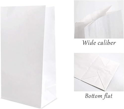 Miniatura 4 de Shop&Save Bolsa de papel de fondo plano, multiusos, perfecta para artes y manualidades, proyectos escolares, hacer marionetas, máscaras, sombreros y