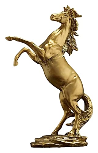 Statue de table cheval nordique galopage résine pour décoration meuble TV salon et bureau