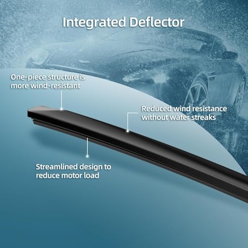 Image of Wiper Blades Replacement for Honda CR-V 2017-2022 | Windshield Wipers-3 Pieces of Car Front and Rear Window Wiper Blade (26+16+12)