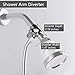 Kiarog Shower Arm Diverter for Hand Shower, Chrome