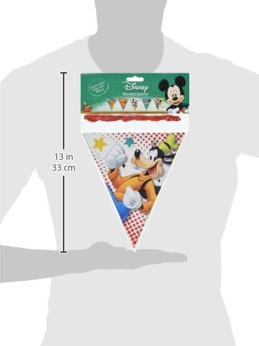 EUREKA Mickey Graduation Pennant Banner, 7.5 x 8.5 Inches - Image 3