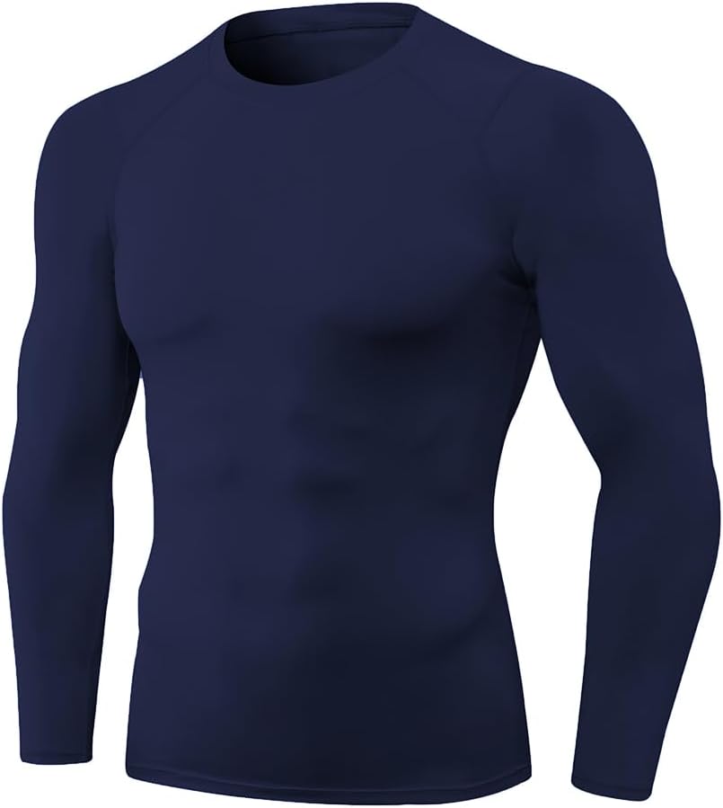Mens Athletic Long Sleeve Compression Shirts Active Jamaica Ubuy
