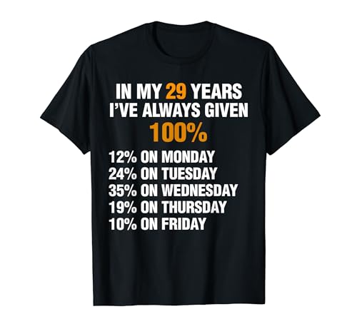 Funny 29 Years Work Employee - 29 Years Work Anniversary T-Shirt