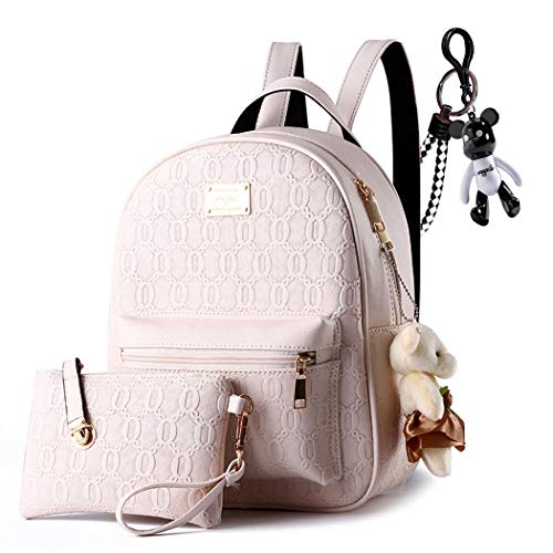 AINUOEY Mujer Bolsos Mochila Casual Bandolera Marca Mediano Antirrobo Italianos PU Cuero