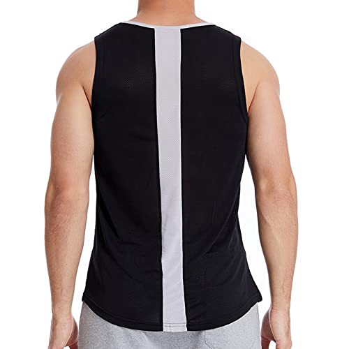 Mens Y Back Tank Tops Men Slimming Tummy Control Chest Compression Hide Gynecomastia Undershirt Shapewear Men's Dress Shirts Hiking Blouse Long Sleeve For Men Baseball Tee Shirts(Black,Small) #TOP4