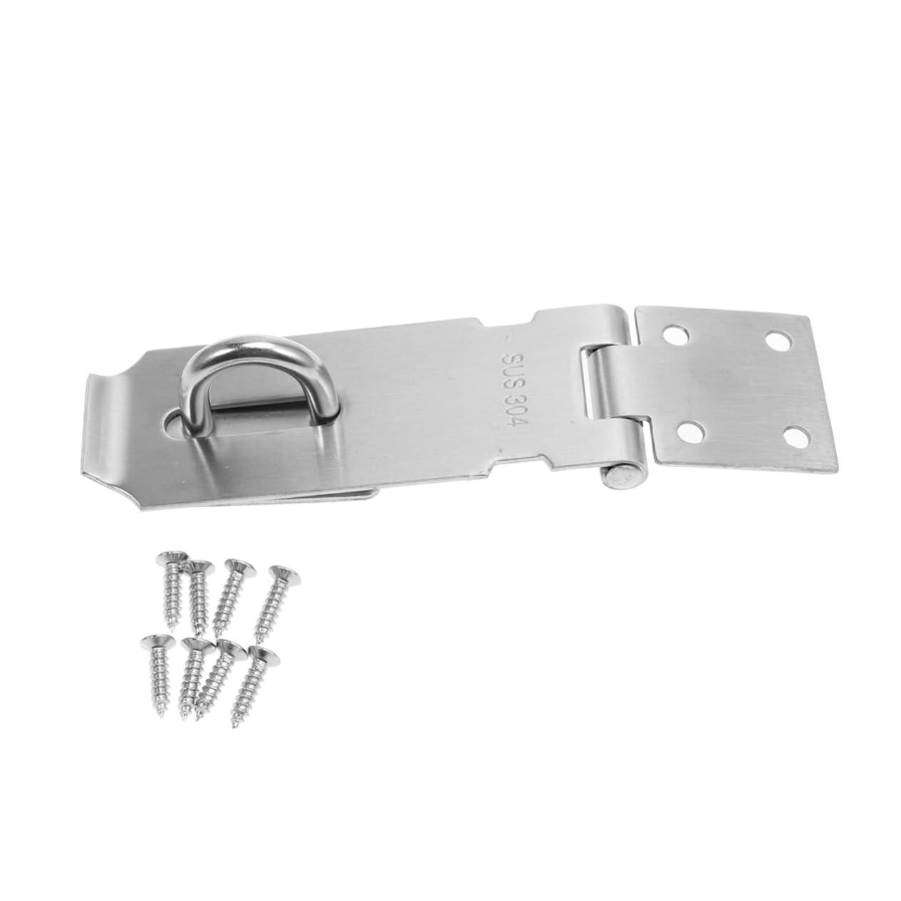 ORFOFE 4 padlock hasp door hasp Stainless steel