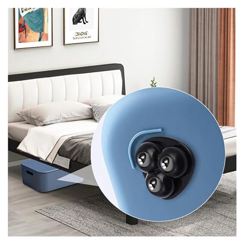 Mini ruedas autoadhesivas de acero inoxidable 360° para evitar cargar cajas pesadas 4