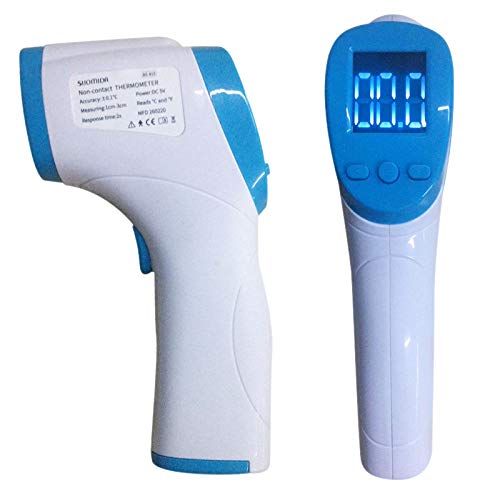 XIAOYING Non-Contac Infrared Digital Forehead Thermometer, Forehead Thermometer with LCD Display, No Touch Accurate Instant Readings for Adults Kids Baby