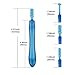 Ear Cleaner - Mexitop Spiral Ear Wax Removal Tool, 3 Types Upgraded Designed Tips, New Ear Pick System Improves Effect of Ear Removal Drop + Bonus Assistant Kit (More Than $12 Value), Lake Blue