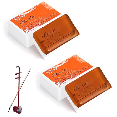 Ensemble de 2 Colophanes Naturelles pour Violon et Violoncelle, Améliore la Prononciation et...