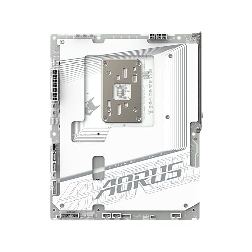 Image of GIGABYTE B850 AORUS Stealth ICE Reverse-Connect ATX Motherboard, Support AMD Socket AM5 Processors, DDR5, 14+2+2 Power Phase, 4X M.2, PCIe 5.0, USB-C, WIFI7, 5GbE LAN, EZ-Latch, 5-Year Warranty