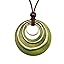 wooden circle-green Bronze