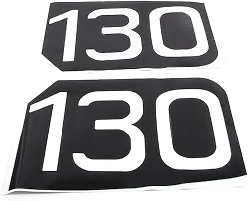 Miniatura 2 de Calcomanías de vinilo de PVC para Land Rover Defender 90 110 130 2020-2024 para guardabarros laterales (para Defender 130, negro)