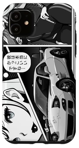 JDM Japanese Manga Anime Comic FD Sports Car Drift �X�}�z�P�[�X iPhone 11 �p
