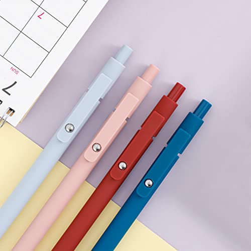 Image of FIOVER Gel Pens 10pcs 0.5mm Quick Dry Black Ink Fine Point Pens