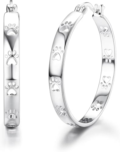 Diamday  t[vsAX fB[X lC Vo[925|Xg AM[Ή sAX 14k S[hbL  OsAX _u t[vsAX  ANZT[ (Vo[-30MM)