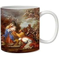 Taza de café de la Natividad | Taza de cerámica de Navidad de