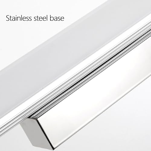 Aplique Largo Rectangular de Diseño en Aluminio Negro y Acrílico 3