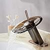   Waterfall-Bathroom-Faucet-Solid-Brass-Glass-Single-Handle-Single-Hole-Basin-Vanity-Sink-Bath-Faucet-Short-Oil-Rubbed-Bronze