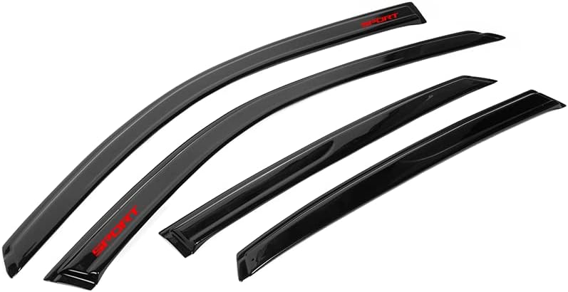 EVPROXP - Visera de protección contra la lluvia compatible con Honda Civic Sedan 2022 de 4 puertas, deflector de ventilación de ventana lateral,