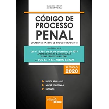 Capa do livro Código de Processo Penal 2020 - Mini