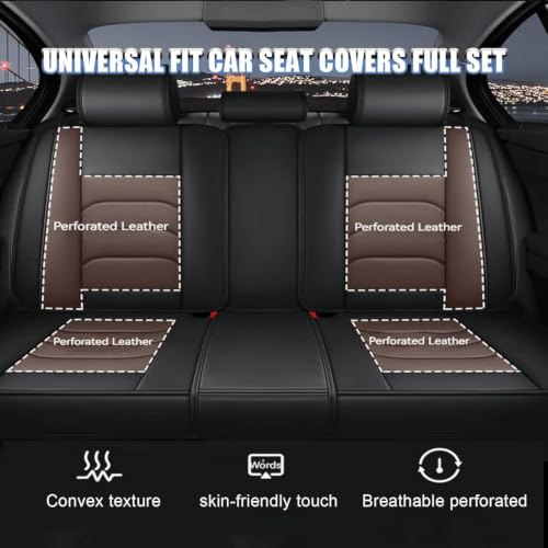 Fundas de asientos para coche Audi A4 B7 Sedán (2004-2008), juego universal completo en gris 5