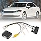 Taesayl Rückfahrkamera-Adapterkabel mit Kamera-Controller Beibehaltung der VW VAG-Kameras für Amarok Tiguan EOS 2009–2014 Polo 2008–2014 DVN-VCR-L Rückfahrkamera Adapter