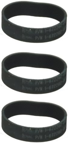 Genuine Royal Upright Vacuum Cleaner Belt, Part Number P/N1-672260-001, 3 belts in pack