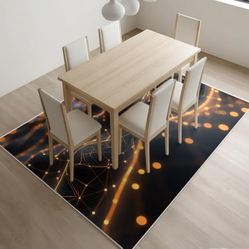 Tapis lavable en machine 120x180 cm antidérapant doux