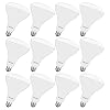 Luxrite BR40 LED Light Bulbs, 85W Equivalent, 3500K Natural White, Dimmable, 1100 Lumen, LED Flood Light Bulb, 13W, E26 Medium Base, Indoor/Outdoor – Perfect for Office and Recessed Lighting (12 Pack)