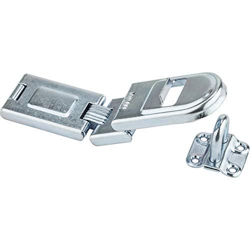 National Hardware Zinc-Plated Steel 7-3/4 in. L Double Hinge Safety Hasp 1