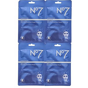 Máscara de reforço de sérum No7 Lift & Luminate Triple Action