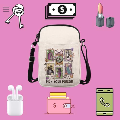 TSOTMO Spooky Gift Halloween Party Pick Your Crossbody Bag Family Trip Gift for Women Mother Cartoon Characters Group3