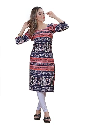 Image of Women's Multicolor Crepe Kurta||Pack of 2 Kurta||Kurta for Women