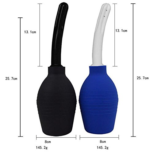 1 peça de ferramenta de limpeza de limpeza de limpeza vaginal intestinal de silicone macio portátil