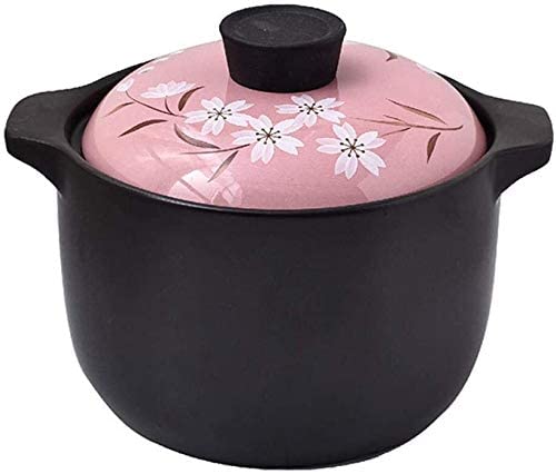 Cocotte en céramique 6 l : faitout en terre cuite à texture stable