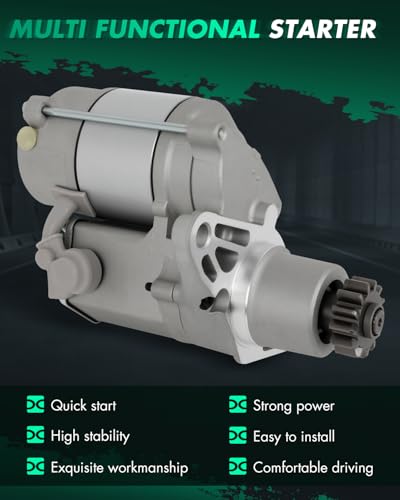 Image of SCITOO Starter Motor fit for Lexus for ES300 3.0L 1997,for Toyota for Avalon 3.0L 1997,for Toyota for Camry 2.2L 1997,for Toyota for Camry 3.0L 1997 Replacement Starter 17715
