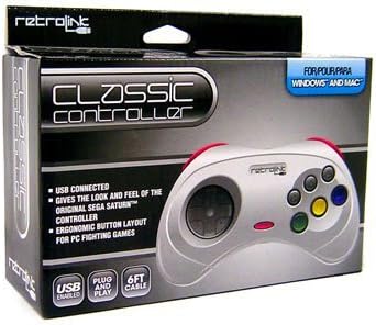 Retrolink USB SEGA Saturn Classic Controller [White]