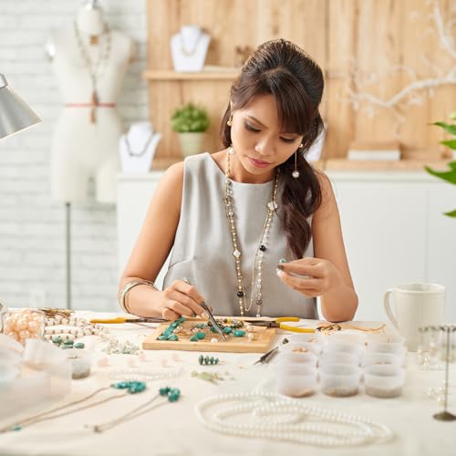 Broches à œil de tasse pour perle demi-percée et création de bijoux DIY