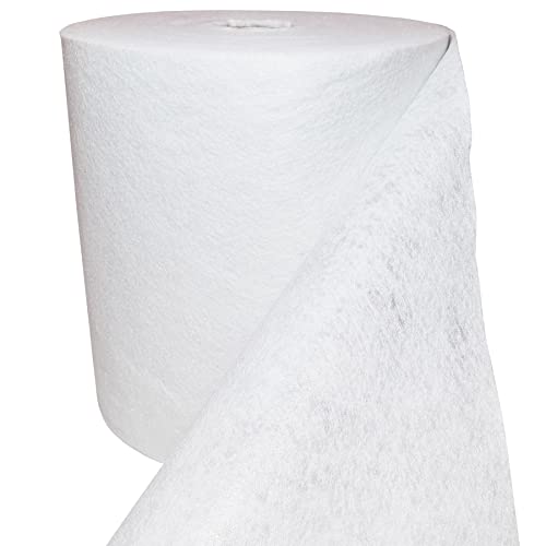 Tessuto Speciale per Impermeabilizzazione Tetti, 110 g/m², 0,25 x 50 m, Geotessuto in Poliestere per Rinforzo, Flessibile ed Elastico