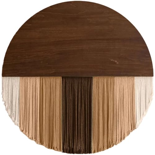 Tapiz de macramé redondo para decorar tu dormitorio con un estilo nórdico único 2