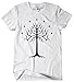 Produktbild Herr der Ringe Der Hobbit T Shirt Gondor Tree Logo Gondor Tree weiß Gr. Small, schwarz