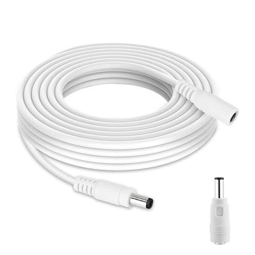 Lonnky 3 Meter DC Verlängerungskabel für AVM Fritz!Box 7590, 7580, 7582, 7560, 3490, 6590, 6490,...