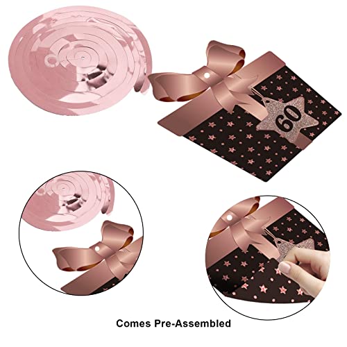 Brt Bearingshui SGH01T492 Happy 60Th Birthday Party Hanging Swirls Streams Ceiling Decorations, Celebration 60 Foil Hanging Swirls thumb #3