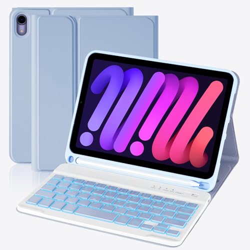 Nsyee Keyboard Case for iPad mini 7 (A17 Pro) 2024 & Mini...